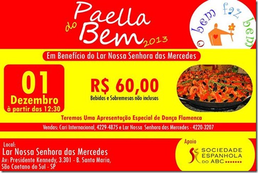 PAELLA DO BEM 2013.