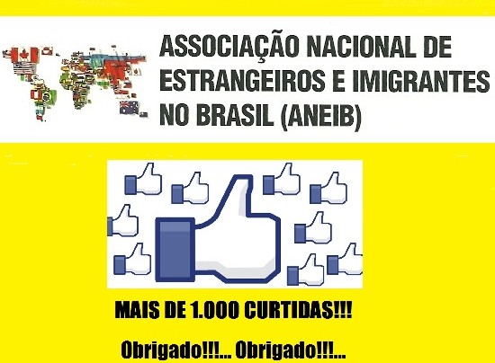 Facebook da Associação de Estrangeiros supera as 1.000,00 curtidas!