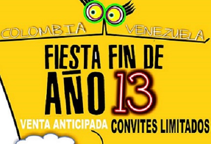 Colômbia – Venezuela. Festa de fim de ano.