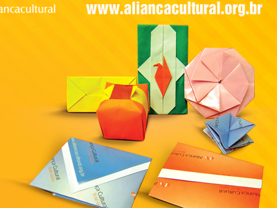 CURSO TEMÁTICO DE ENVELOPES E EMBALAGENS DE ORIGAMI NO DIA 27/02/2014