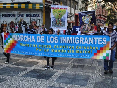 9ª MARCHA DOS IMIGRANTES – FRONTEIRAS LIVRES: 29/11/2015