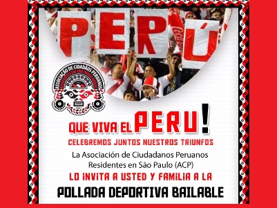 PERUANOS: ACTIVIDAD DEPORTIVA Y GASTRONÓMICA: 02/12/2017